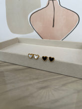 Jing Jang Heart Studs