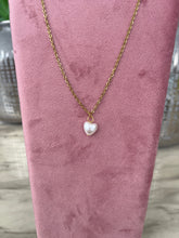 Pearl Heart Necklace