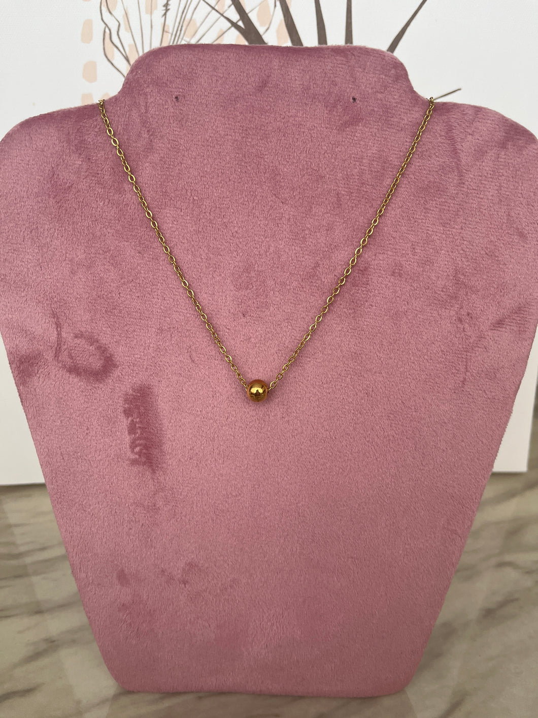 Bead Minimalist Necklace