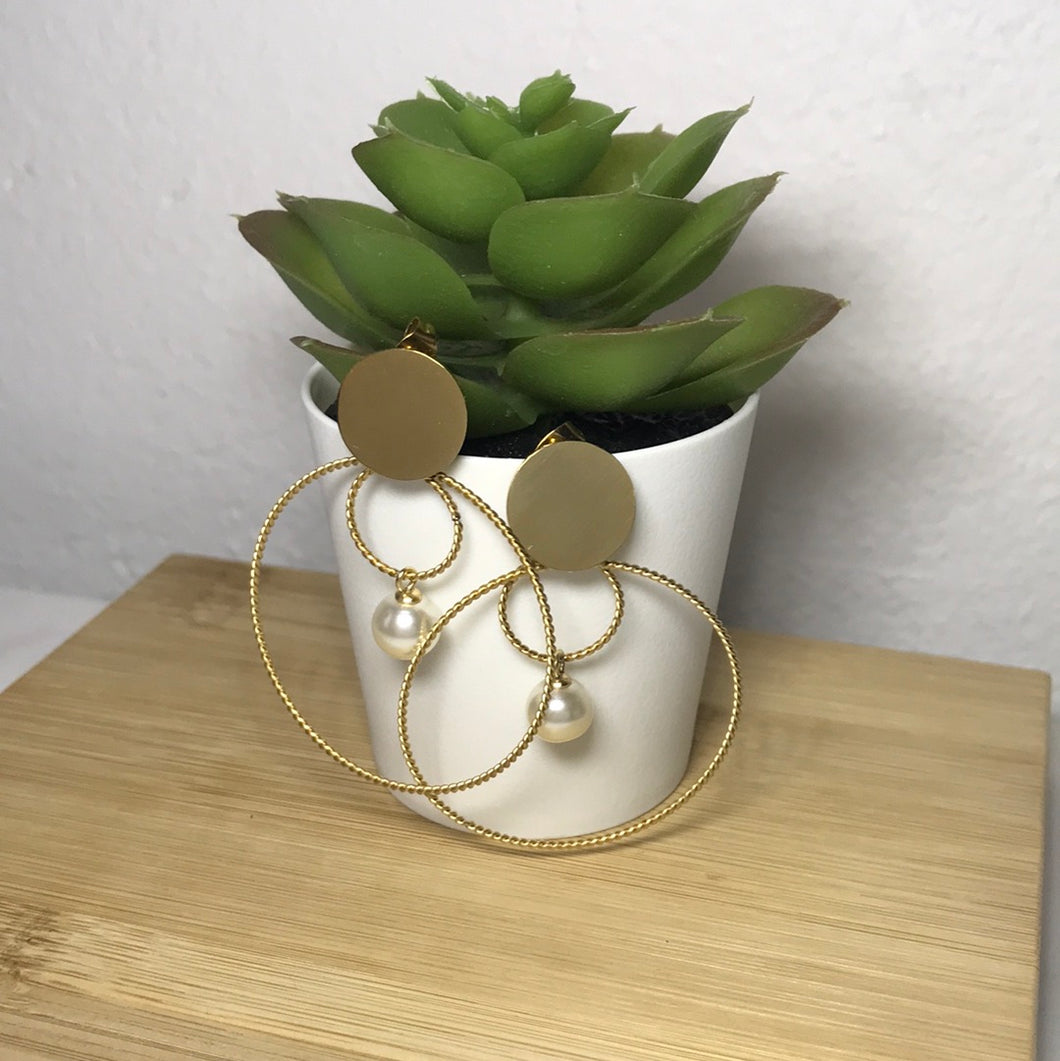 Dangle Pearl Earrings Liquidación