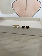 Jing Jang Heart Studs