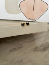 Jing Jang Heart Studs