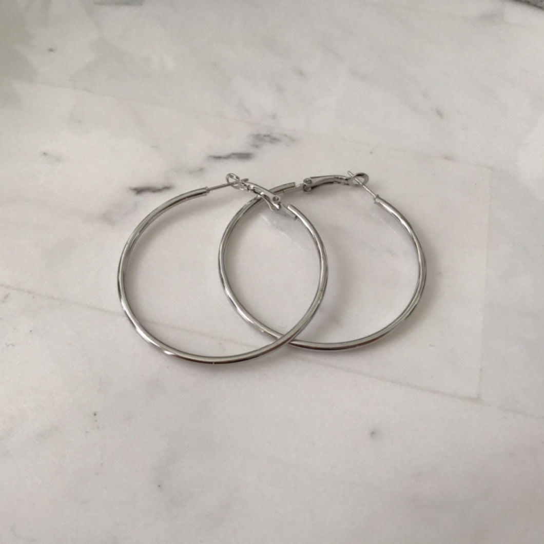 Silver Hoops Liquidación
