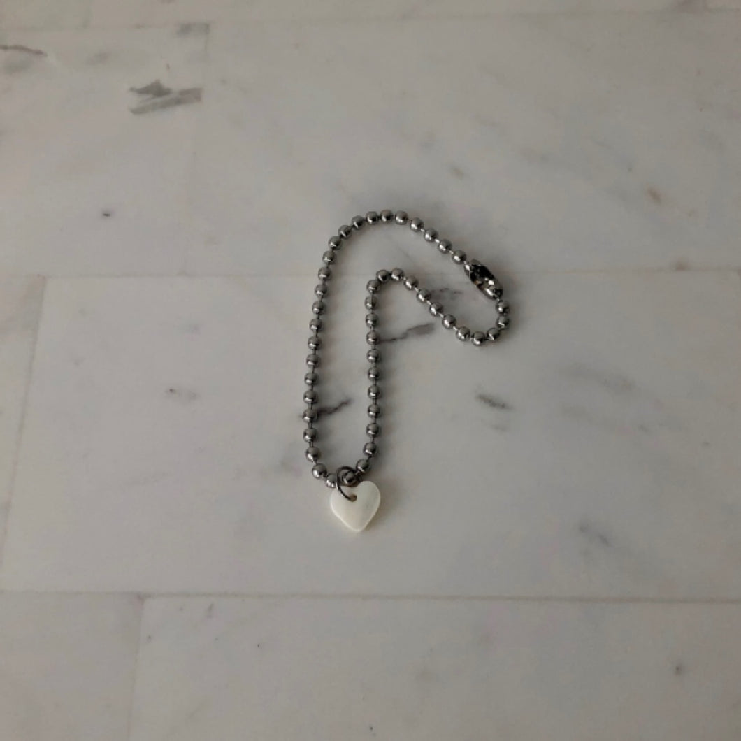 Pulsera Corazon Madre Perla Militar Liquidación