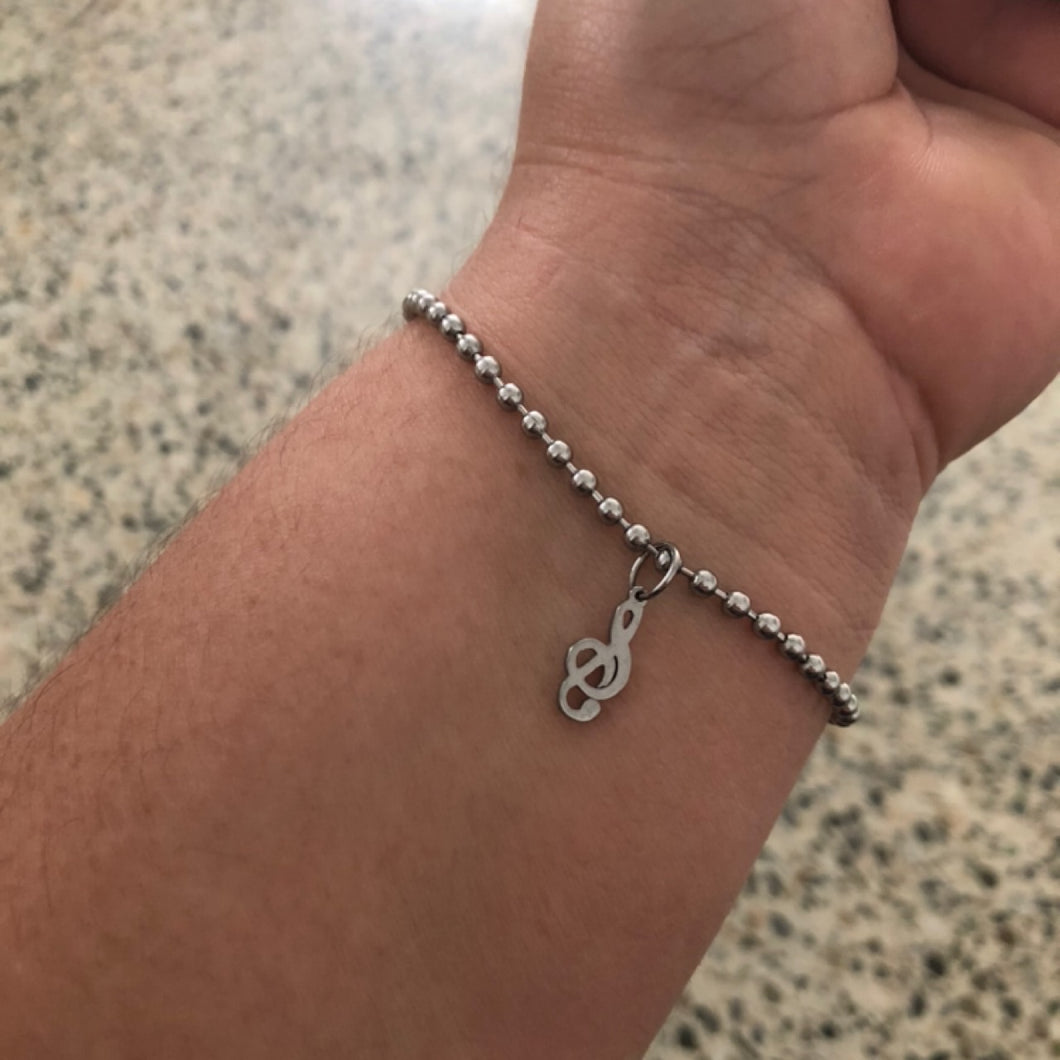 Pulsera Nota Musical Militar Liquidación