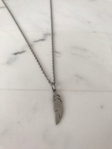 Cadena Hoja Plata Stainless Steel Liquidación