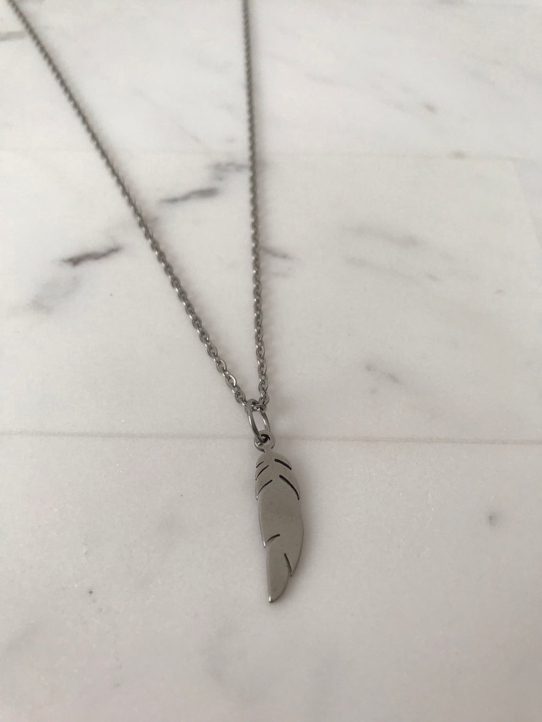 Cadena Hoja Plata Stainless Steel Liquidación